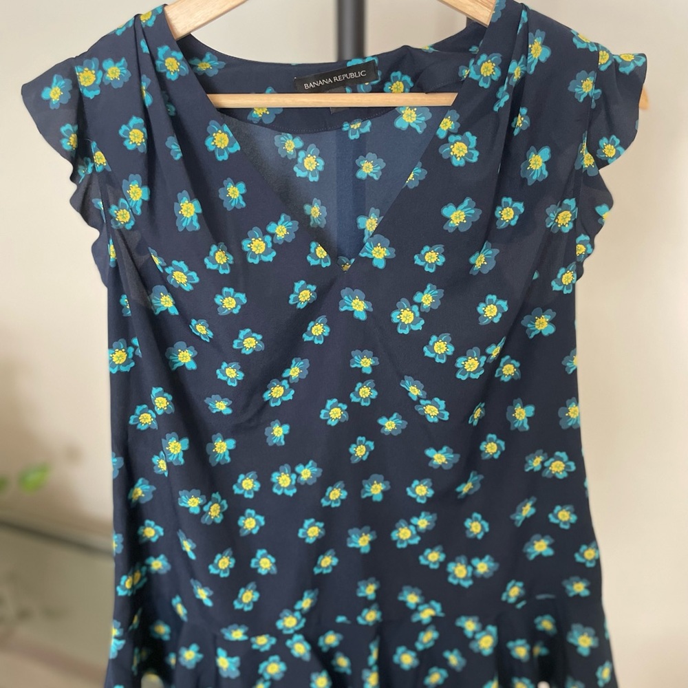 Womens Banana Republic Floral Tank | Sz S